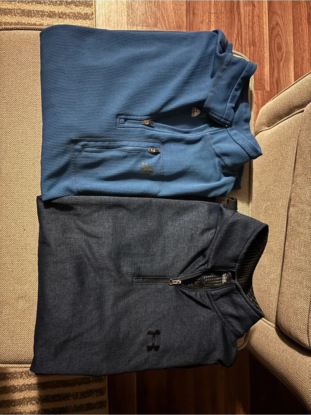 Under Armour Men's Blue Quarter-Zip Sweater
